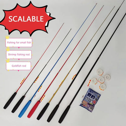 Telescopic Fiberglass Rod and Reel Combo