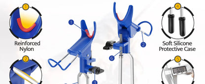 Heavy Duty 360 Fishing Rod Holder Stand