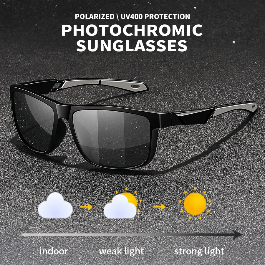 Photochromic Polarized Sports Sunglasses