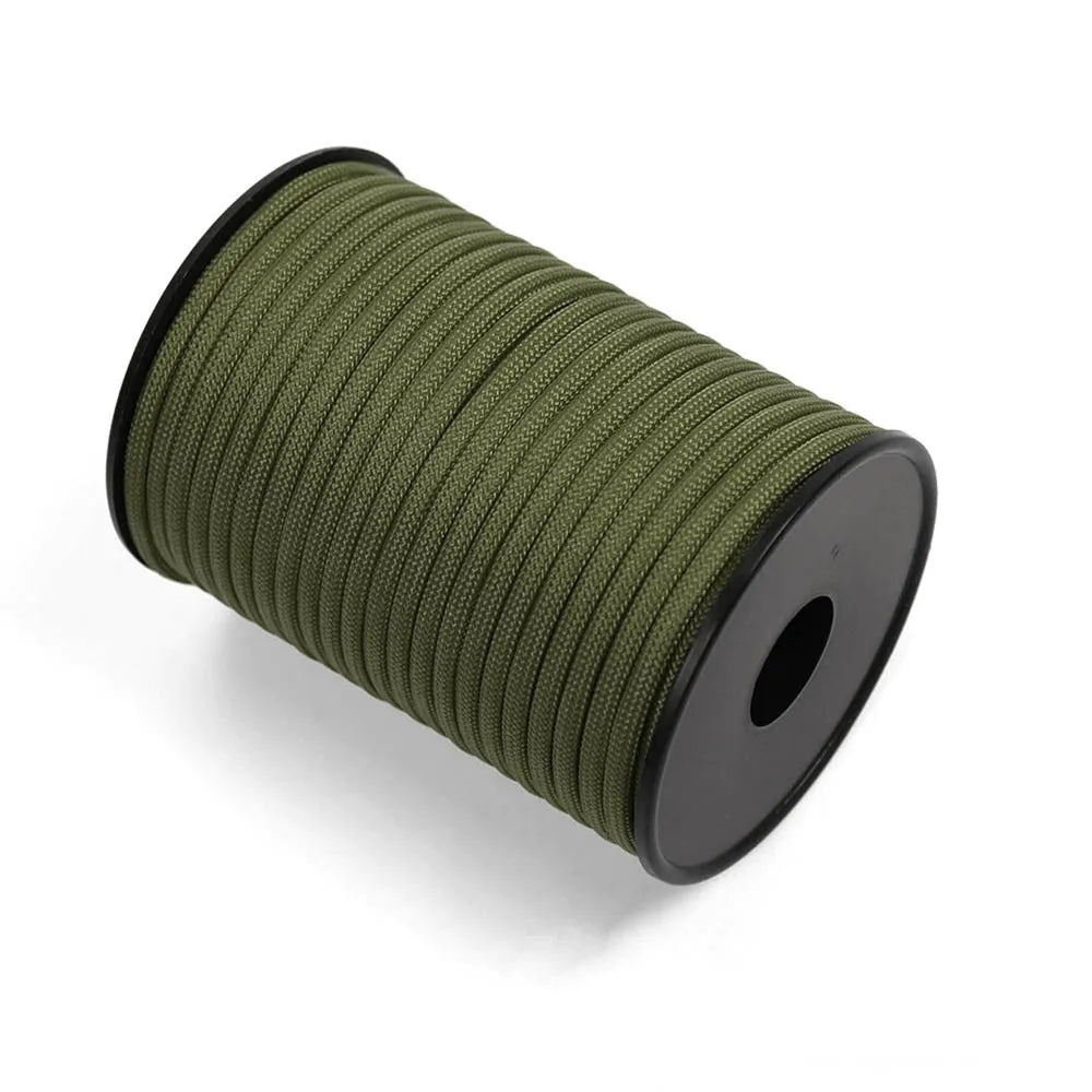 30M 550 Military Standard 9-Core Paracord Rope 4mm Outdoor Parachute Cord Survival Umbrella Tent Lanyard Strap Clothesline