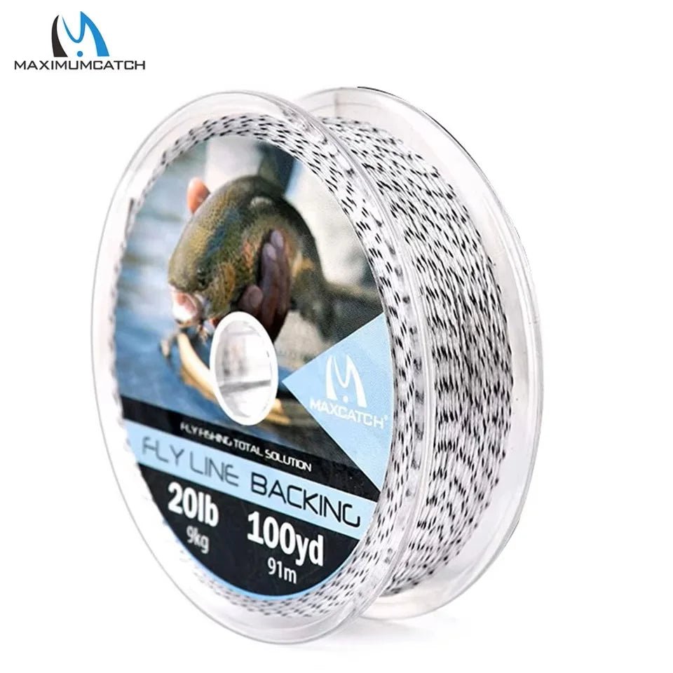 MAXIMUMCATCH Braided Fly Backing 100-300 Yds