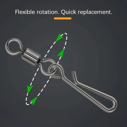 Rolling Swivel Snaps (10-50 Pack)