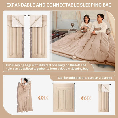 Naturehike L150 Sleeping Bag for Adults 3 Season Ultraligt Outdoor Camping Sleeping Bag Travel Warm Envelope Sleeping Bag