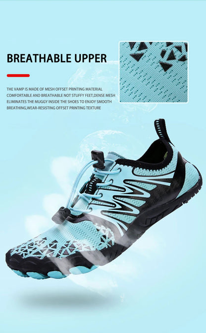 EOCENE Men Women Barefoot Outdoor Sports Aqua Shoes Quick-dry Beach Swimming Fitness Wading Hiking Cycling Water Sneakers Shoes