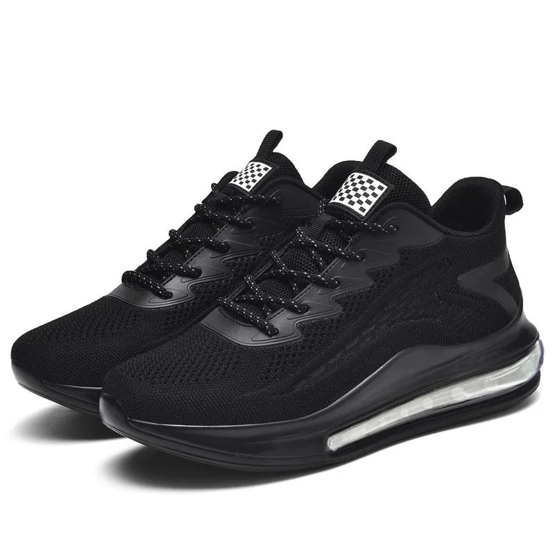Men’s Running Shoes – Casual Sports Sneakers with Air Cushion & Breathable Soft Soles (Lightweight Spring/Autumn Fashion)