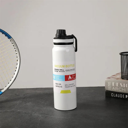 Stainless Steel Thermos Bottle Keeps Cold Thermal Cup 600ML 800ML 1000ML And Heat Thermal Mug Sports Insulated Cup Vacuum Flask