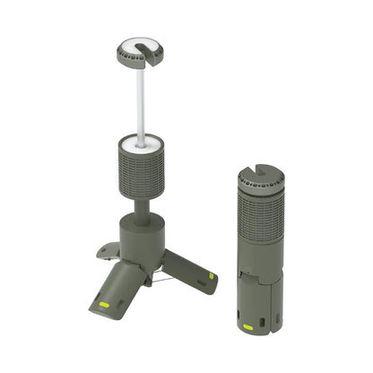 10000mAh Portable Lanterns Telescopic Camping Light LED Adventure Hiking Fishing Tents Campsite Ambiance Lamp with Magnet Tripod