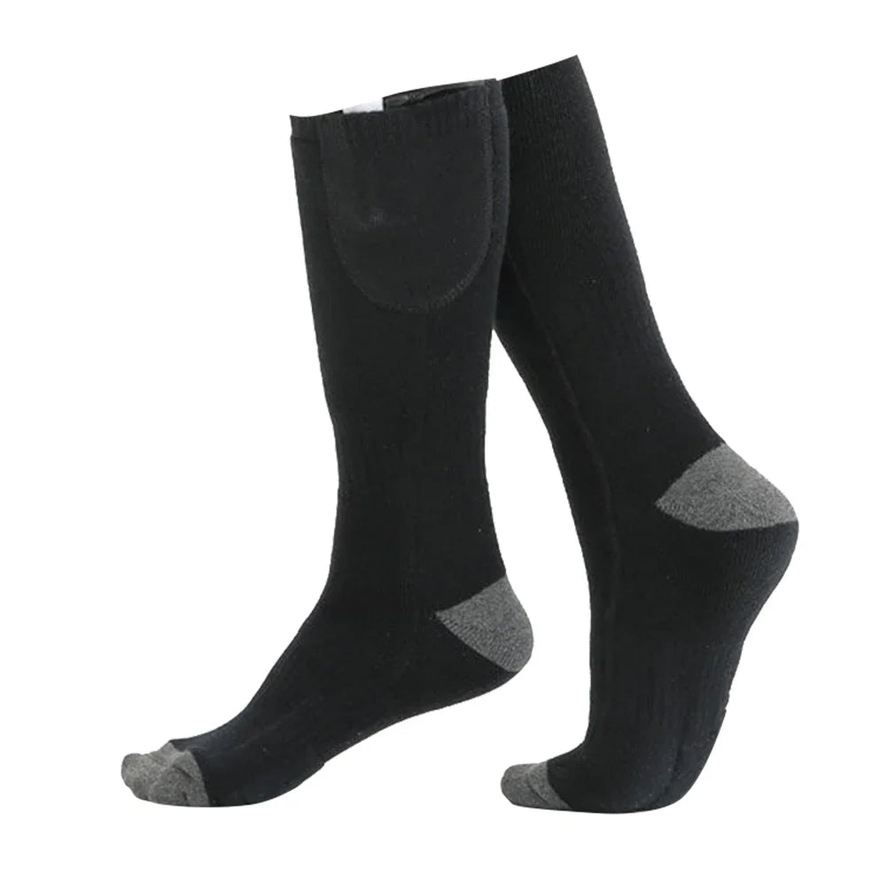 Winter Electric Heated Socks Men's Women's Thermal Heating Thermosocks Foot Warmer Socks Trekking Ski Cycling Outdoor Warm Socks