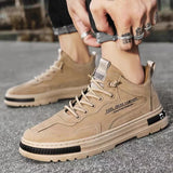 Men’s Outdoor Sneakers 2025 – Non-Slip Hiking Shoes & Comfortable Casual Work Ankle Boots (Luxury Platform Design)