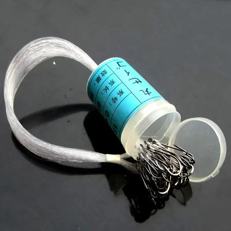 HOMEFISH Barbed Fishing Hooks (50 Pack)