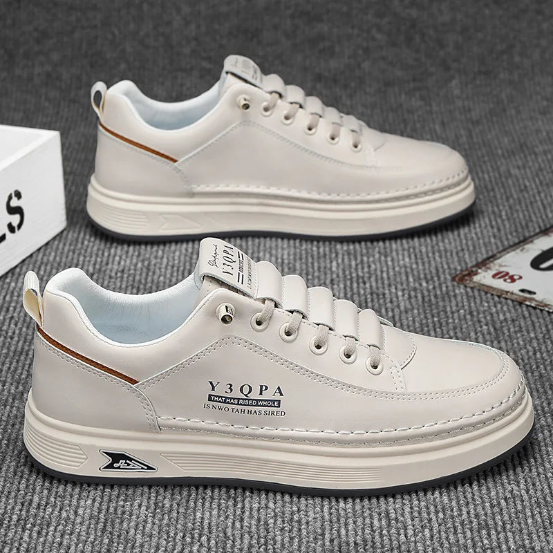 2025 Men’s Casual Sneakers – Breathable Outdoor Flat Shoes, Fashion Comfort Trainers