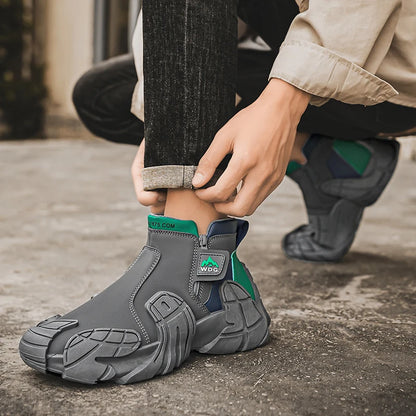 Men’s Breathable Outdoor Sneakers – Non-Slip Platform Running & Sport Shoes