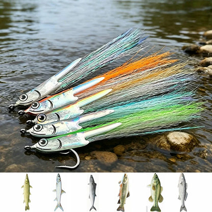 Realistic Minnow Baitfish Flies
