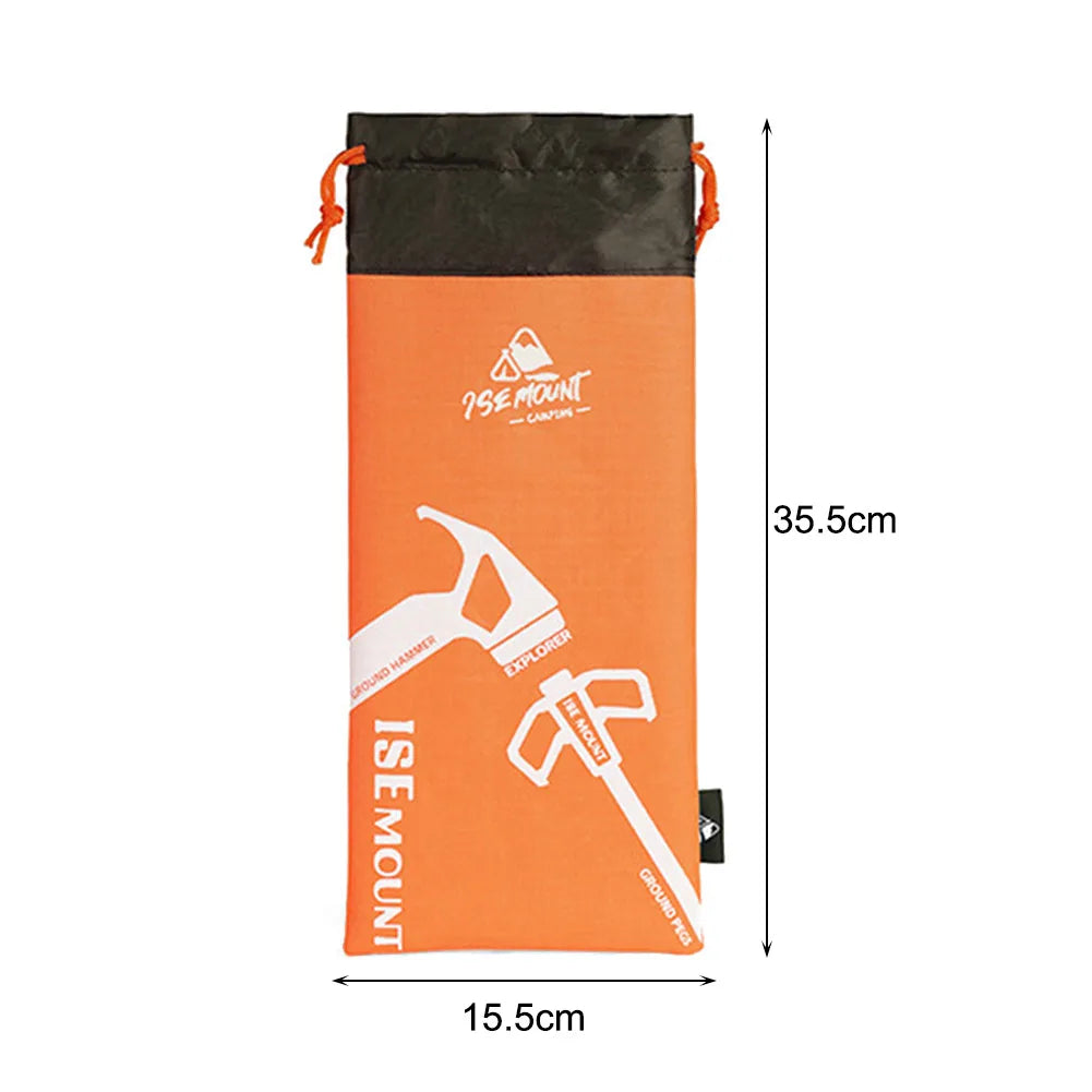 Outdoor Camping Equipment Stake Storage Bags Tent Accessories Hammer Wind Rope Tent Pegs Nails Storage Bag