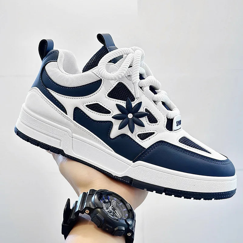 Men’s Platform Vulcanized Sneakers – Thick Sole Breathable Casual Sports Shoes | Wear-Resistant Fashion Trainers