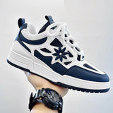 Men’s Platform Vulcanized Sneakers – Thick Sole Breathable Casual Sports Shoes | Wear-Resistant Fashion Trainers