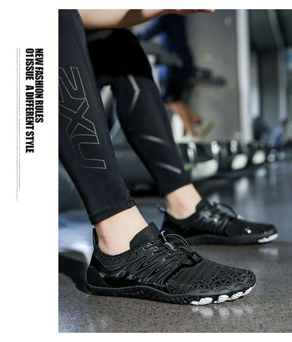 EOCENE Men Women Barefoot Outdoor Sports Aqua Shoes Quick-dry Beach Swimming Fitness Wading Hiking Cycling Water Sneakers Shoes