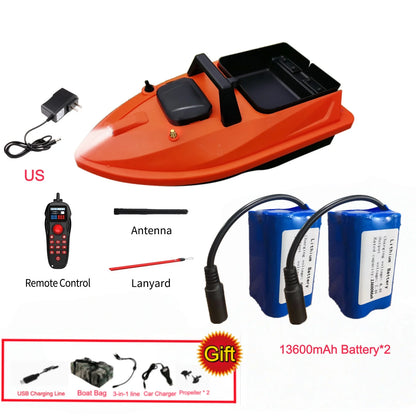 GPS Smart Bait Boat with 24 Saved Fishing Spots & Auto-Return