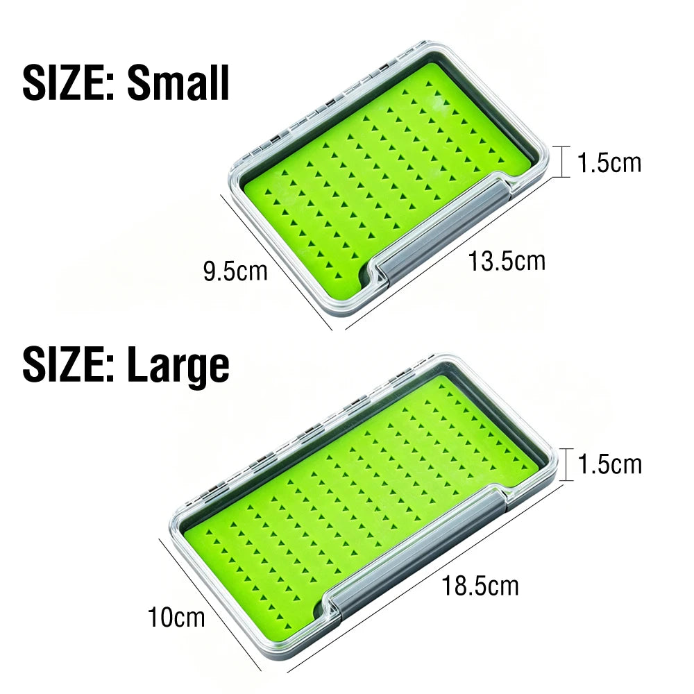 akakuma Clear Lid EVA Foam Fly Box