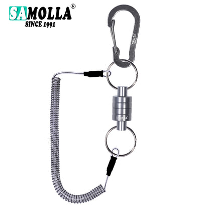 SAMOLLA Magnetic Net Release with Coiled Lanyard