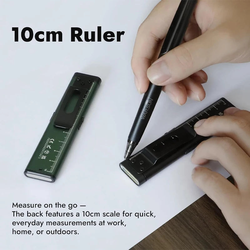 WARSUN T7 LED Torch Portable Mini Flashlight 800LM Rechargeable Pocket Light Magnetic Base Clip Work Light Hiking Fishing EDC