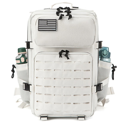 45L Tactical Backpack Survival Bag Hunting MOLLE Backpack GYM For Men EDC Outdoor Hiking Rucksack With Bottle Holder
