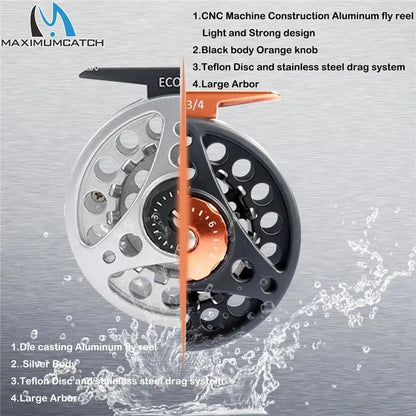 Maximumcatch ECO Large Arbor Fly Reel 3-8WT