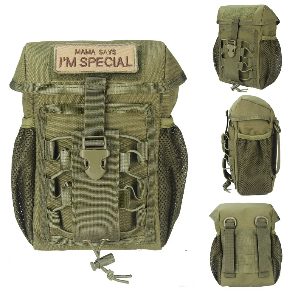 Molle EDC Pouch Belt Waist Pack Bag Outdoor Sports Riding Climbing Camping Hiking Hunting Accessories EMT IFAK Organizer Bags
