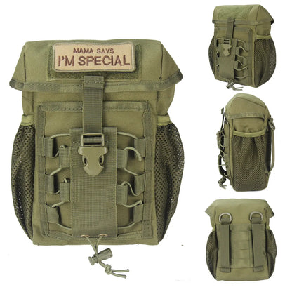 Molle EDC Pouch Belt Waist Pack Bag Outdoor Sports Riding Climbing Camping Hiking Hunting Accessories EMT IFAK Organizer Bags