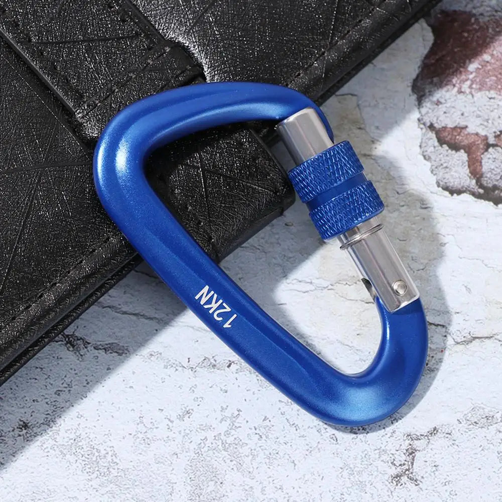 Quality Aluminum Security Master Lock Accessories Mountaineering Protective Equipment Professional Carabiner Climbing Key Hooks