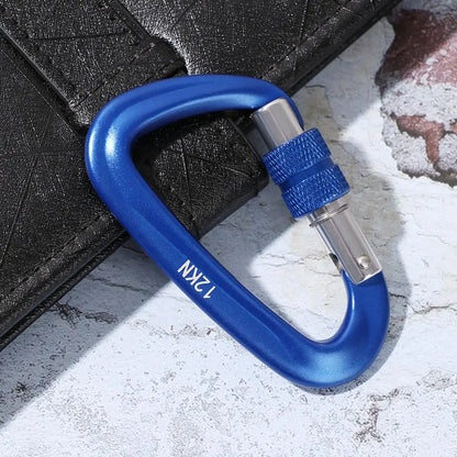 Quality Aluminum Security Master Lock Accessories Mountaineering Protective Equipment Professional Carabiner Climbing Key Hooks