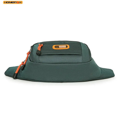 Homefish Unisex Waist Bag Multifunctional Large Capacity Splash Resistant Wear Resistant Worksite Outdoor Fanny Pack