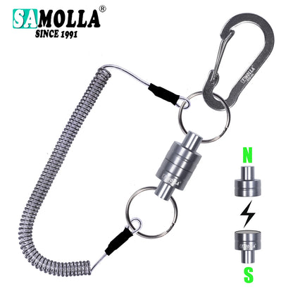 SAMOLLA Magnetic Net Release with Coiled Lanyard