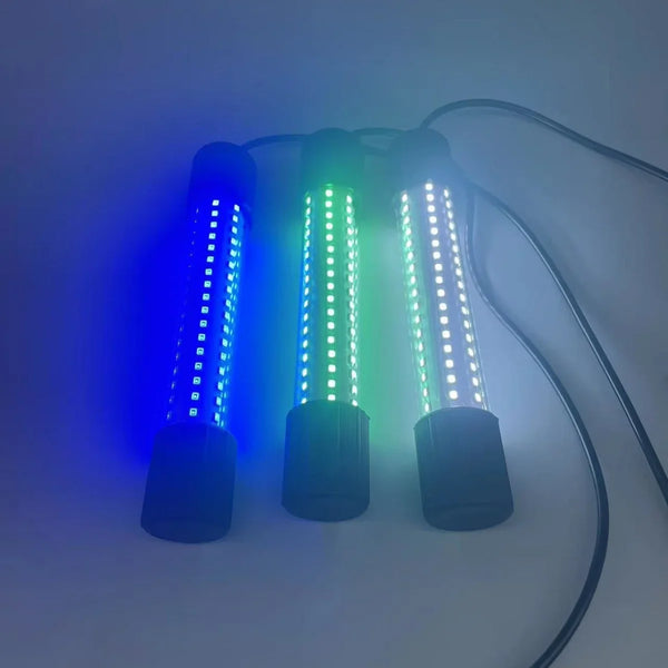 Underwater LED Fishing Light, USB Rechargeable Fish Attractor