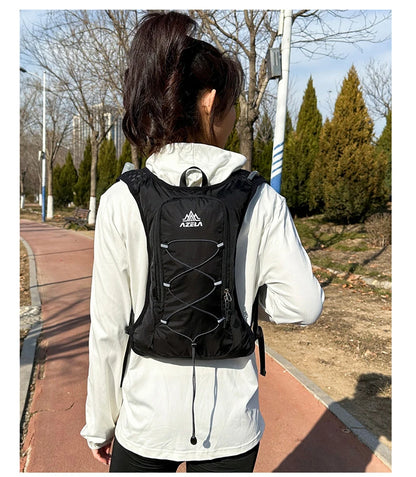 8L Running Hydration Vest Backpack Men Women Outdoor Sport Bags Trail Marathon Jogging Hiking Backpack Option Water Bag Flask