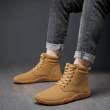 Men’s Wide Barefoot Boots – Outdoor Trail Running & Minimalist Walking Shoes, Water-Resistant Non-Slip Design