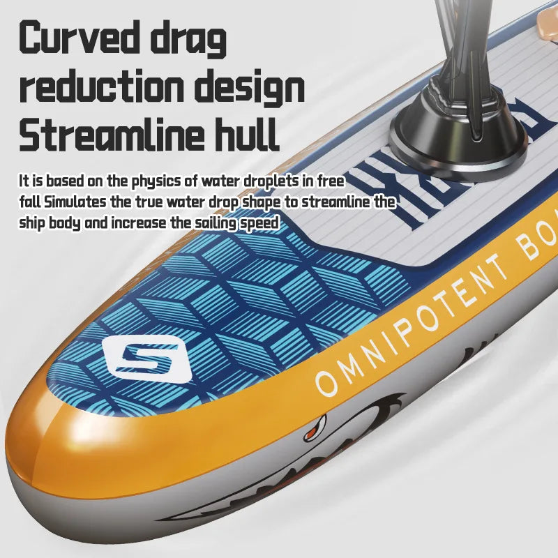 RC Sailing Boat 2.4G Remote Control Speedboat – Kayak Paddle Racing Model with Steering for Kids & Adults Birthday Gift