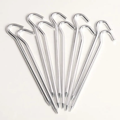 Aluminum Alloy Tent Pegs – 18cm, 10 Pack