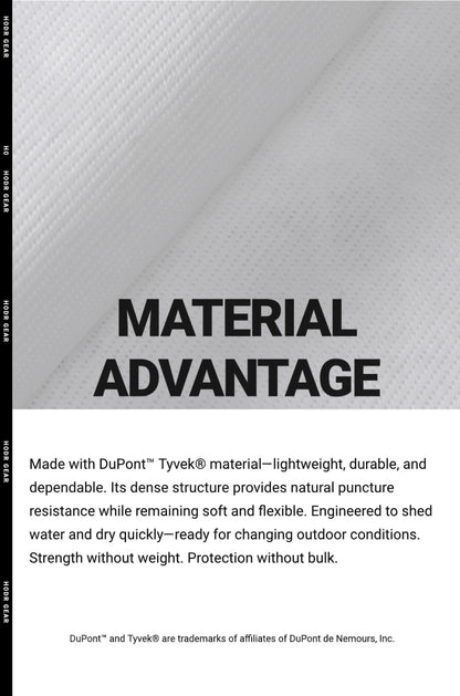 HODRGEAR PaperLite Tyvek Tent Vestibule Mat 35g Ultralight Ground Sheet Tent Foortprint Waterproof Tent Footprint Camping Hiking