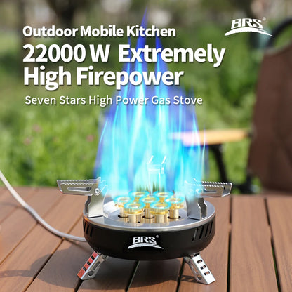 BRS-207/BRS-203 Outdoor Seven Star Stove Three Star Stove Portable Folding Gas Stove Fierce Stove
