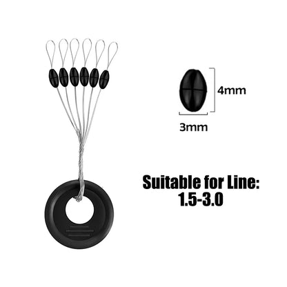 PRO BEROS Rubber Bobber Stoppers (60 Pack)