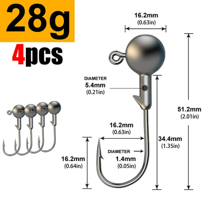 MrLurion Jig Head Hooks (1g-28g)