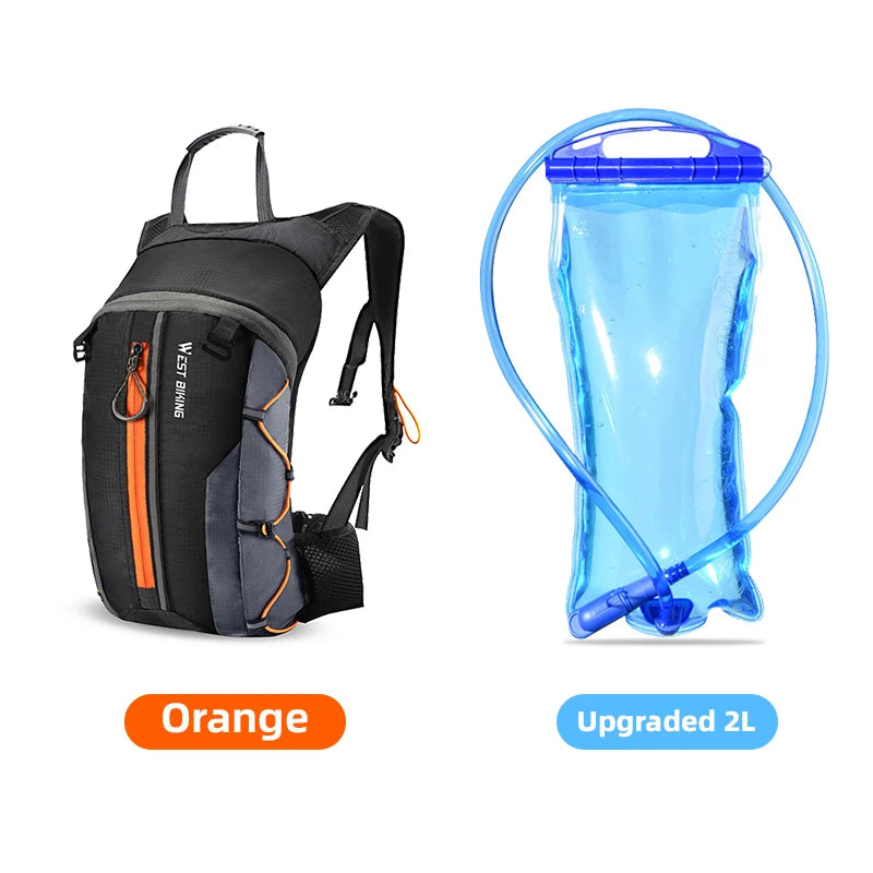 WEST BIKING 10L Cycling Backpack Lightweight Outdoor Sports Running Hiking Climbing Hydration Bag Waterproof Flodable Travel Bag