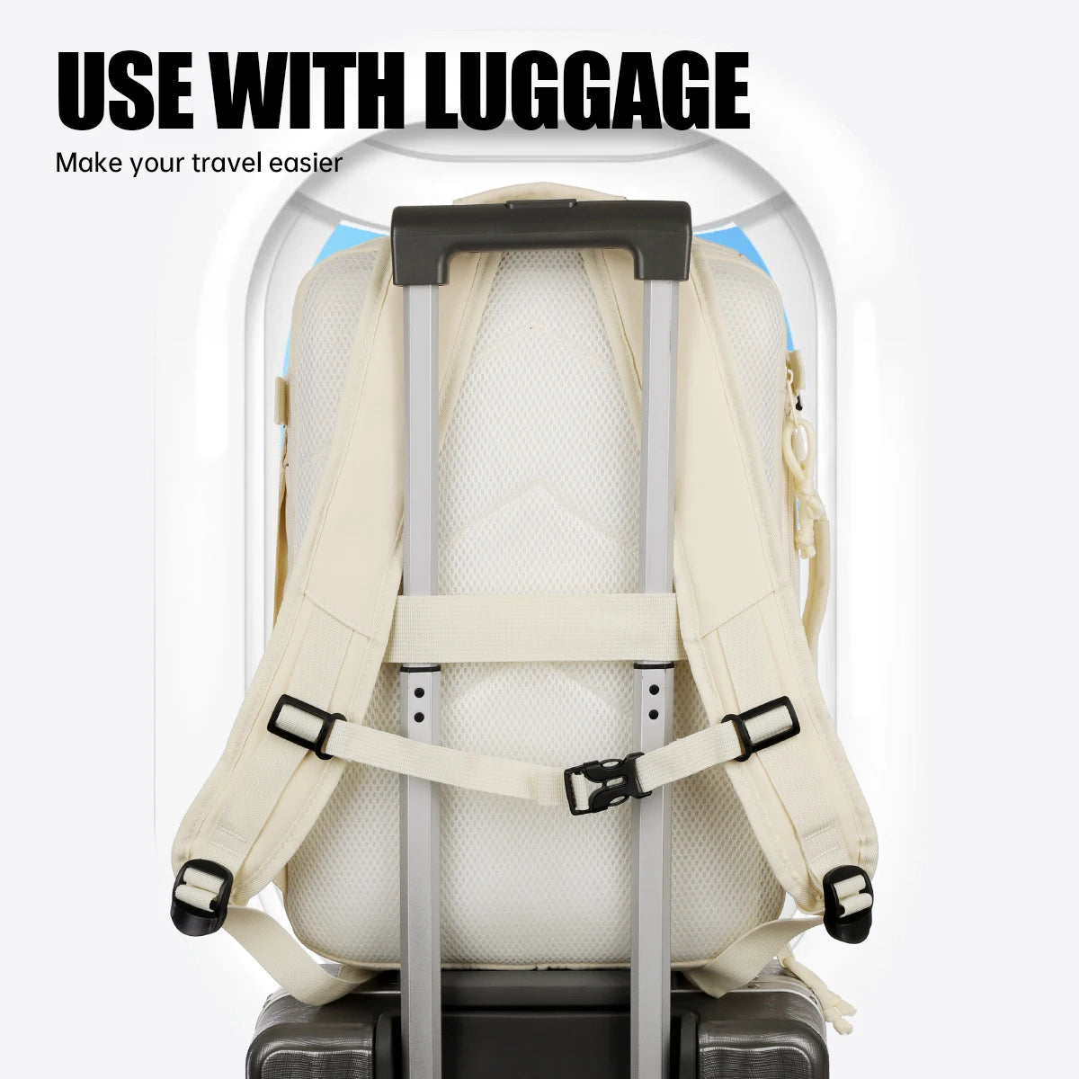 Outdoor Backpacks for Men and Women, Large-Capacity School Bags, Business Trip Luggage Bags, Backpacks with Shoe Compartments, Travel Bags, Computer Bags, Boarding-Free Check-In Bags