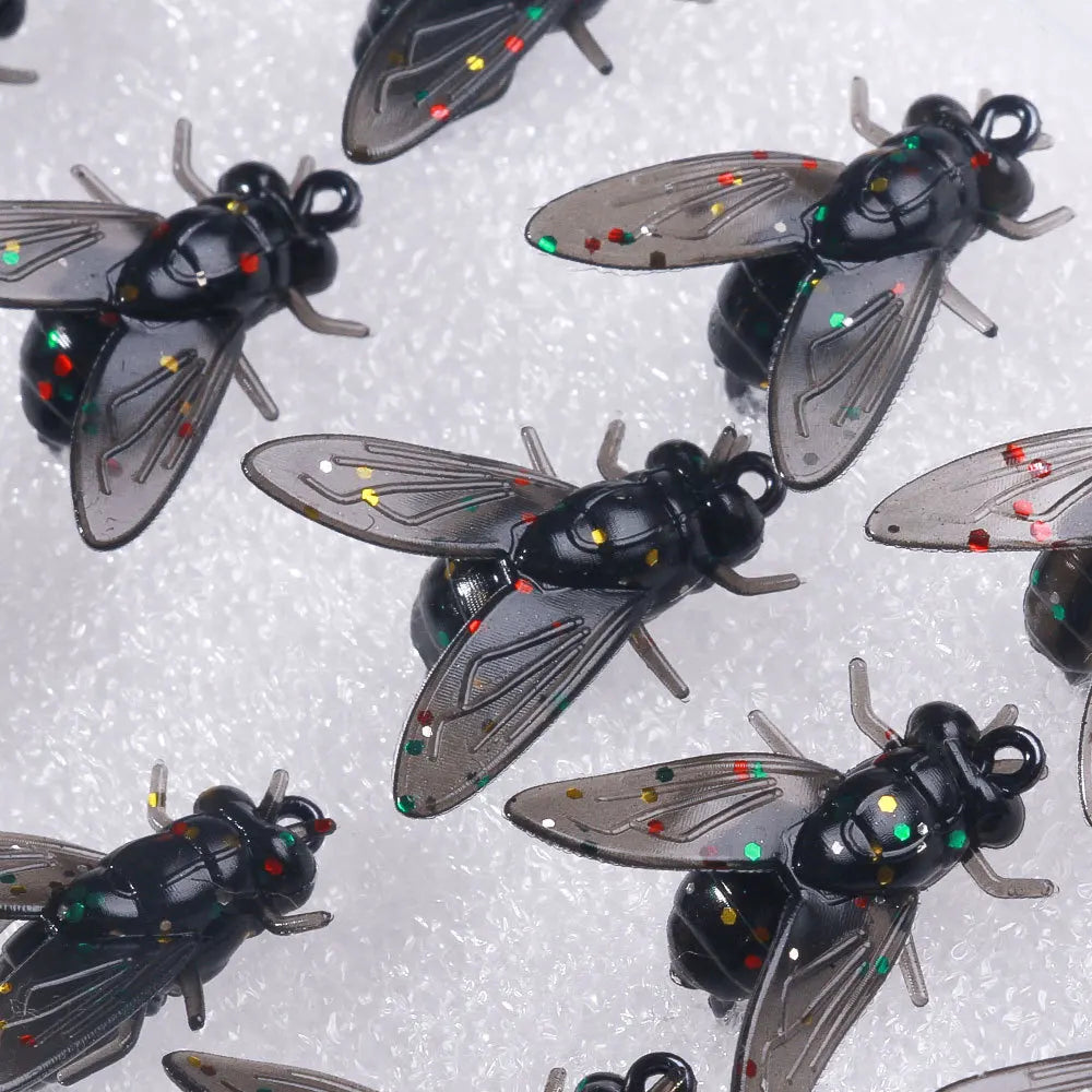 Ultra-Realistic Parachute Dry Flies (15/60 Pack)