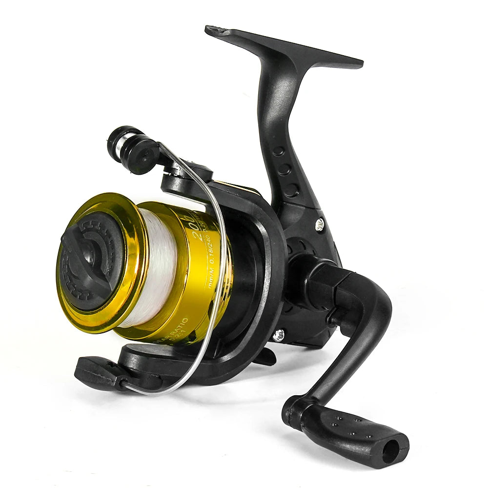 Spinning Fishing Reel 5.2:1 Wheel Plastics Including Fishing Line Fishing Lure Wheel Vessel Bait Casting Flying Spinning