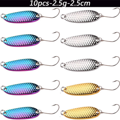 Mini Trout Spoon Lures 1.5-5g (10 Pack)