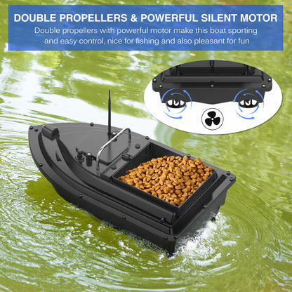 D16E GPS Bait Boat with Large Bait Hopper & Auto-Return