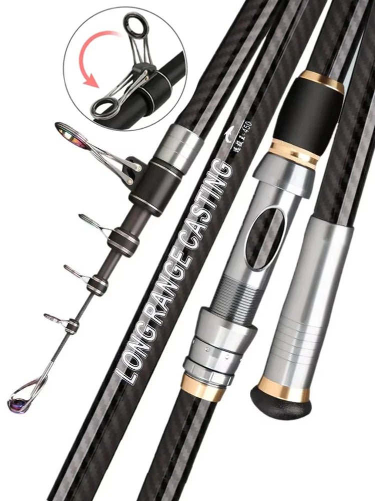 Telescopic Surf Casting Rod 3.9-5.0m