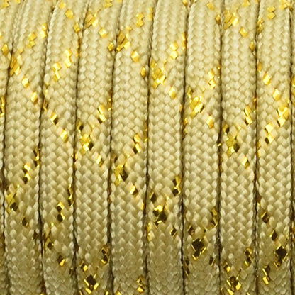 Gold & Silver 550 Paracord – Type III, 100ft, 19 Colors